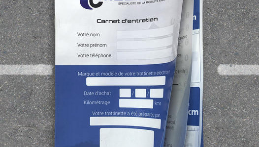 Le premier livret d’entretien dédié à la trottinette électrique !
