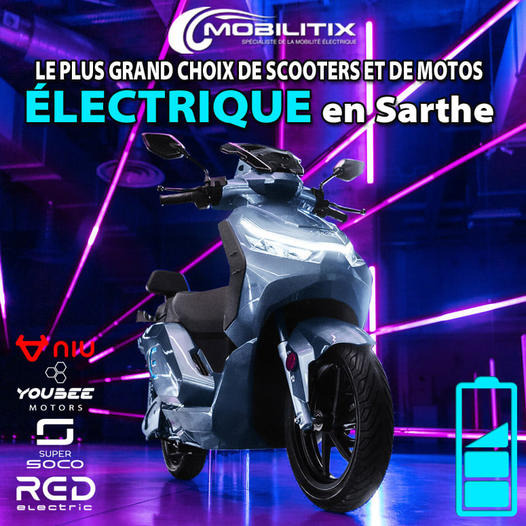 Le plus grand choix de scooters et de motos électriques !