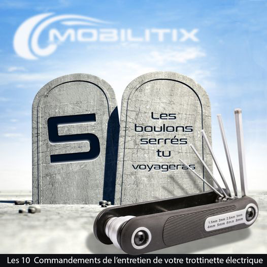 COMMANDEMENT 5️⃣ : Les boulons serrés tu voyageras
