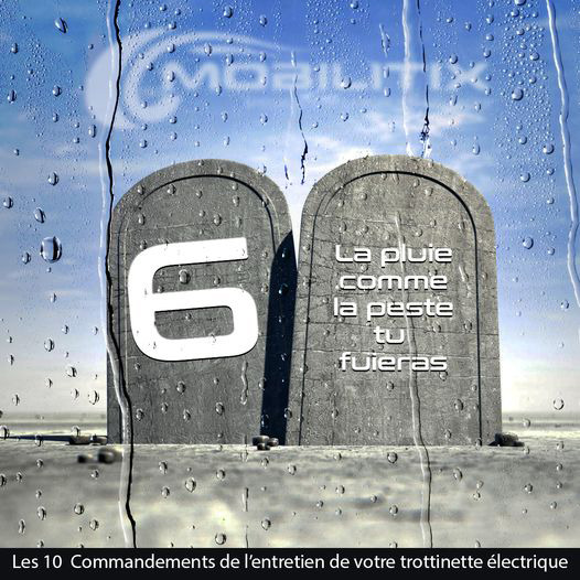 COMMANDEMENT 6️⃣ : La pluie comme la peste tu fuieras
