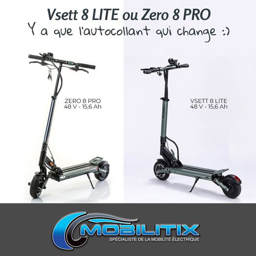 ARRIVAGE DE LA VSETT 8 LITE.