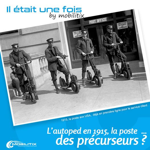 L'autoped, l'ancêtre de la trottinette électrique !