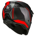 CASQUE TRIAL MT STREETFIGHTER SV TWIN C5 NOIR MAT/ROUGE