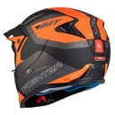 CASQUE TRIAL MT STREETFIGHTER SV TOTEM B4 GRIS/ORANGE MAT
