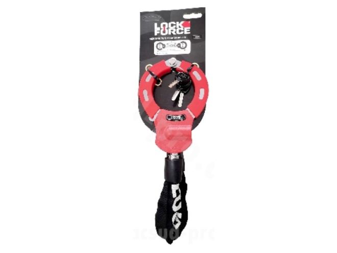 [10003654;LFChaine5] Antivol Menotte Lock Force mercure twin chaine