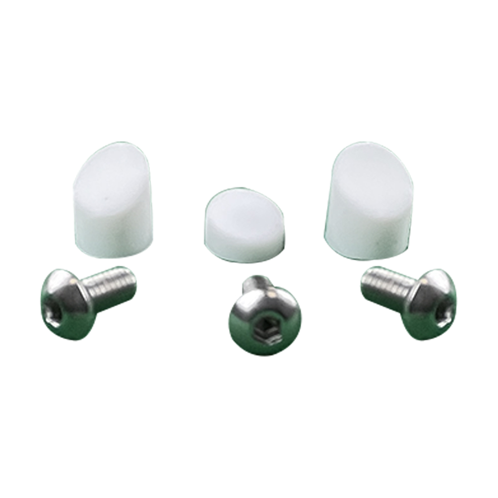 Bouchons Gardes Boue Blanc Et 3 Vis Inox Xiaomi M365 & Pro