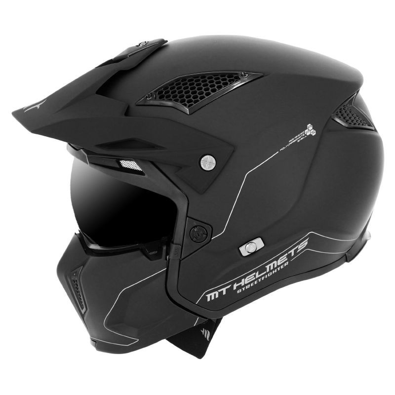 [10005373] NOIR CASQUE TRIAL MT STREETFIGHTER SV UNI MAT (L)