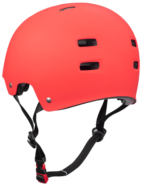 [10003278] Casque Bullet rouge matt + mousses (L/XL)