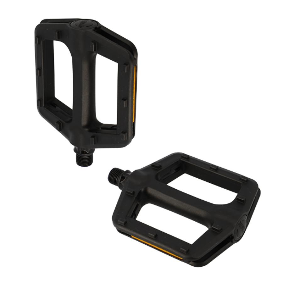 PEDALE CITY / URBAIN RESINE OPTIMIZ NOIR ERGOT ANTI DERAPANT D 9 / 16