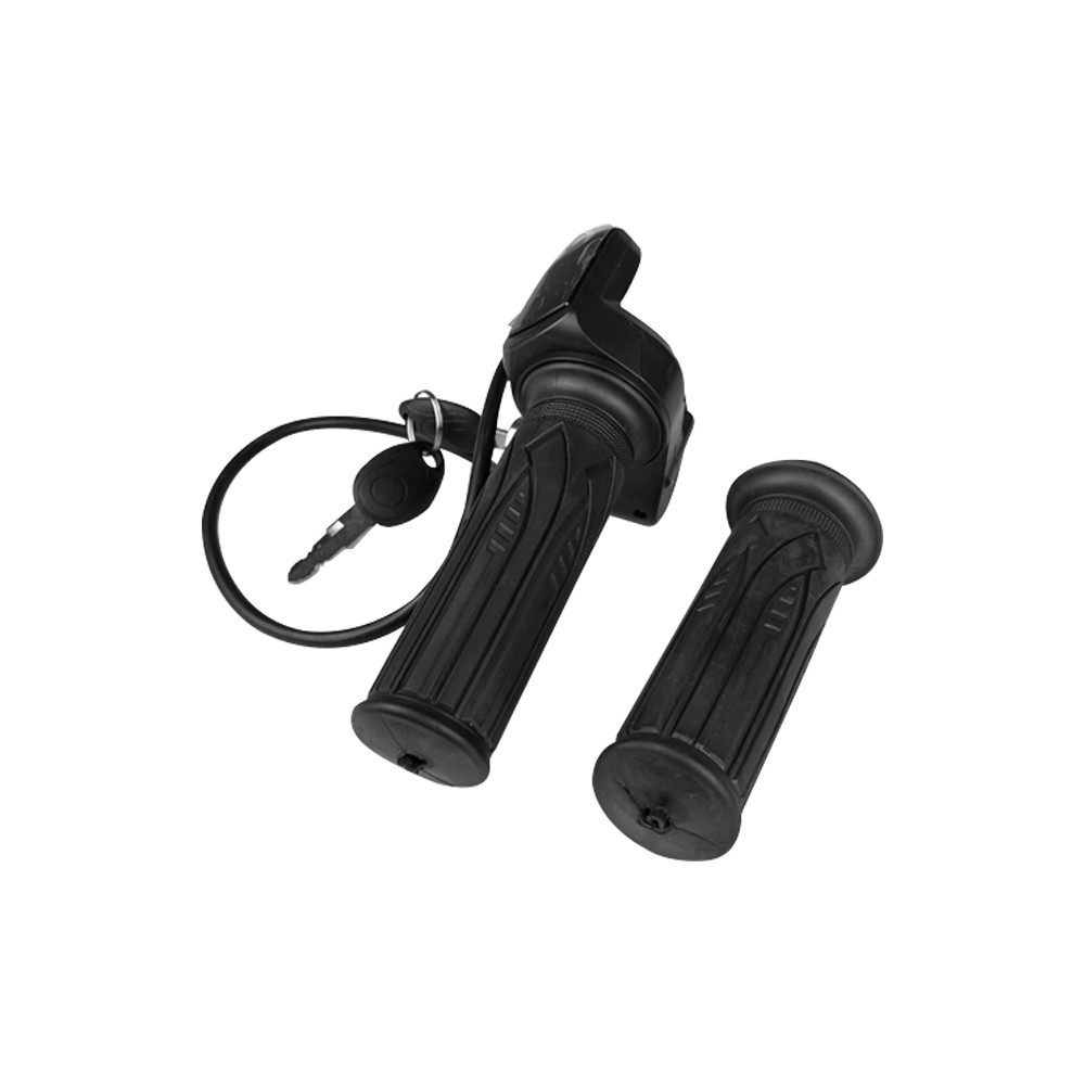 [SP-350] Poignée d'accélérateur noire à clé et écran LED