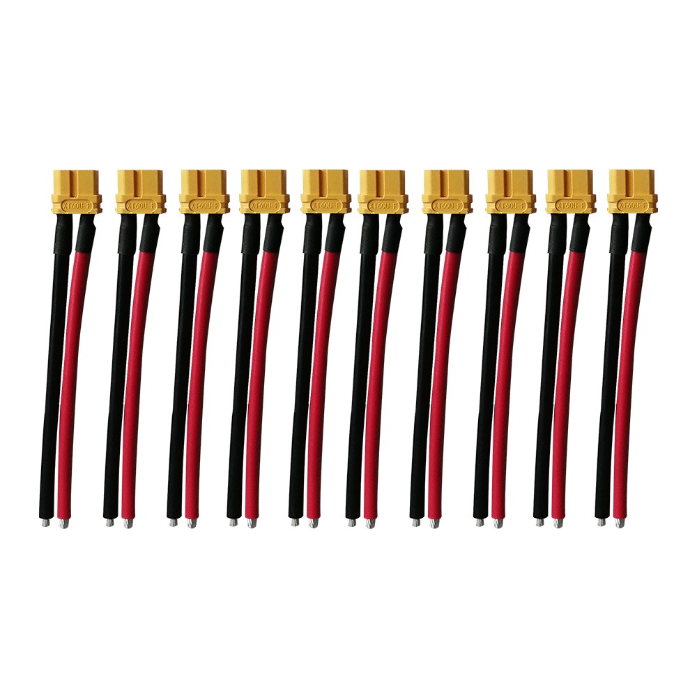 [SP-399-FEM] Prises XT60 Femelle avec Cable 10cm X10 pcs