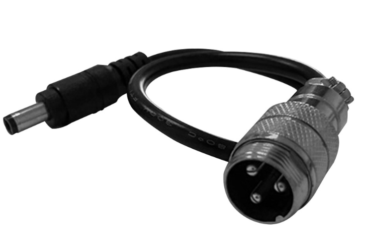 Ligne convertisseur GX16-3P Male - DC 5.5 2.5mm mâle