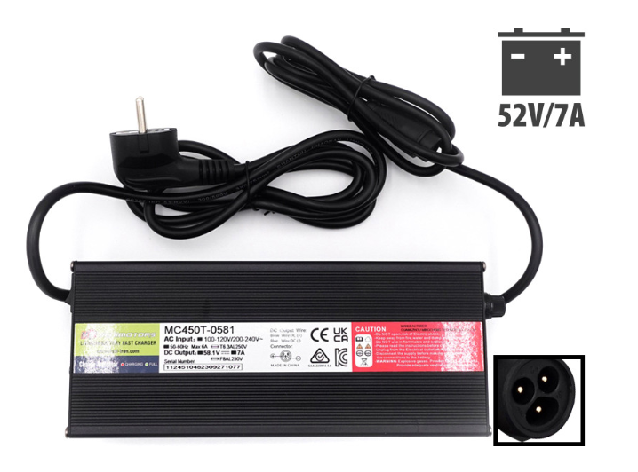 [SP-1116] Chargeur rapide Dualtron Mini 52V 7A LP-16