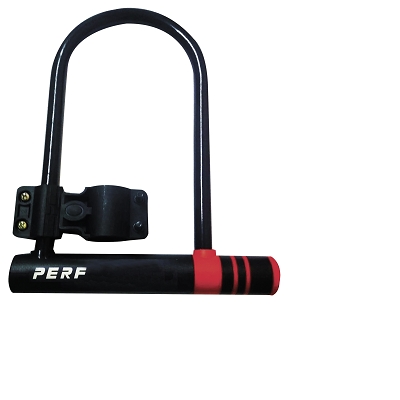 ANTIVOL VELO U PERF A CLE 195 X 245MM (LIVRE AVEC SUPPORT)